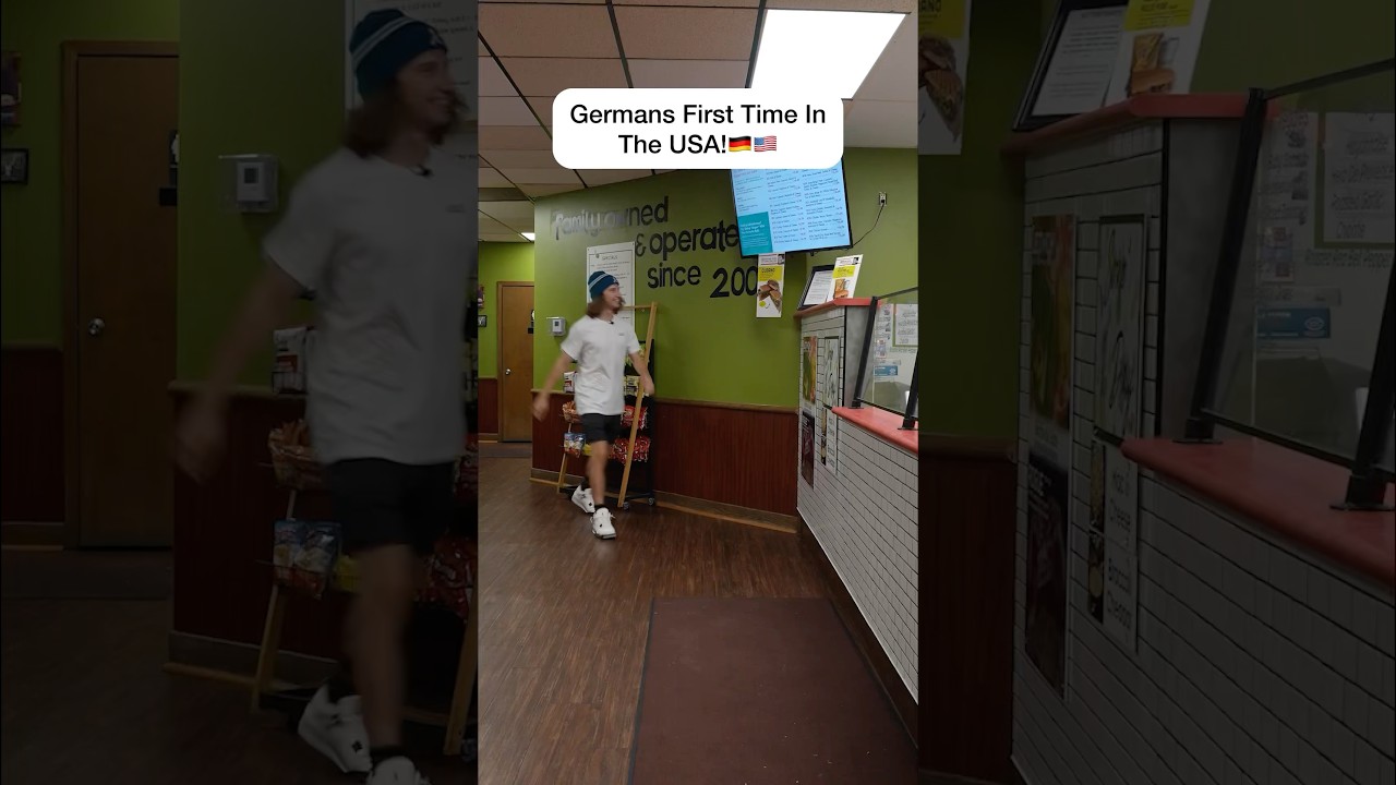 Germans First Time In The USA!😂🇩🇪🇺🇸 #germany #usa #german #american