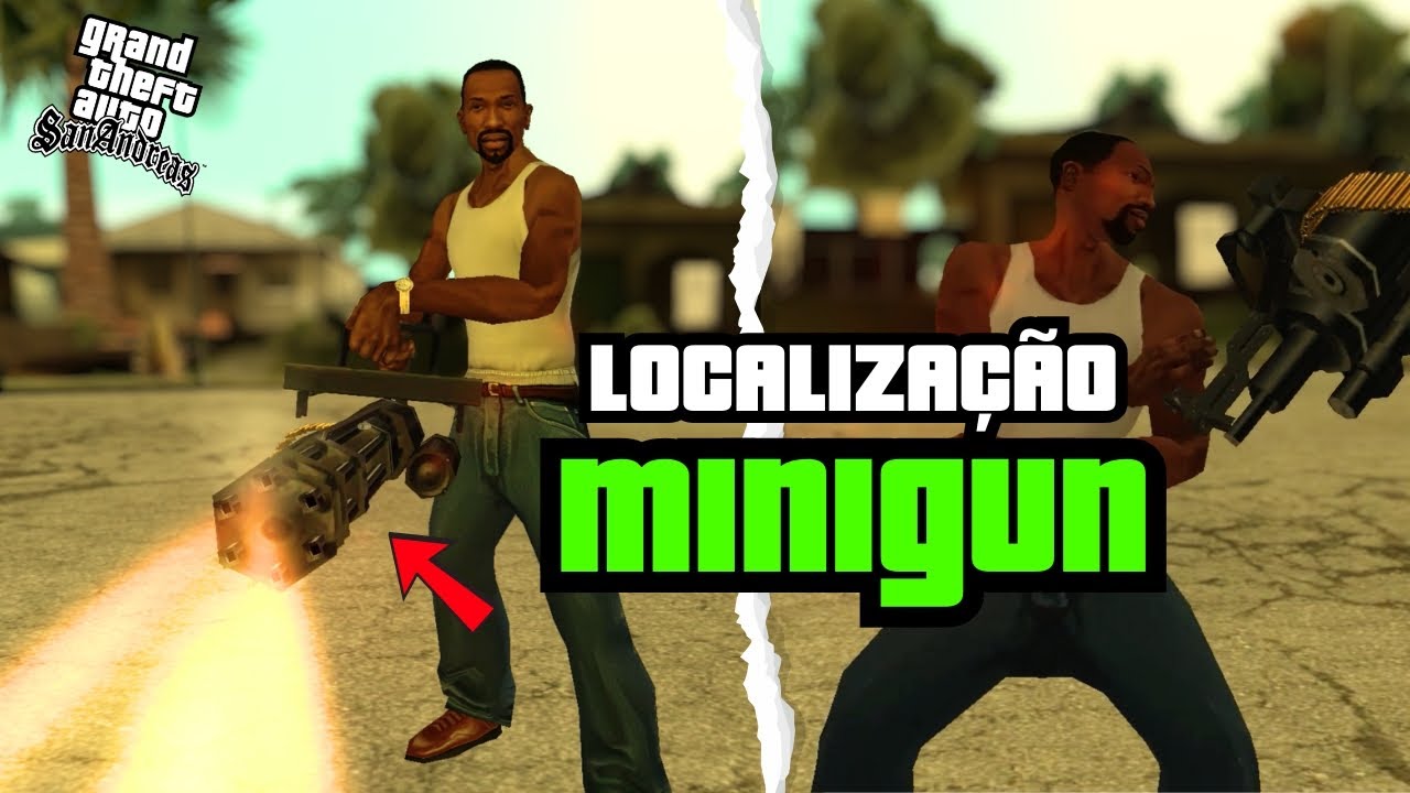 Como pegar a MINIGUN no GTA SAN ANDREAS? (todas as localizações)