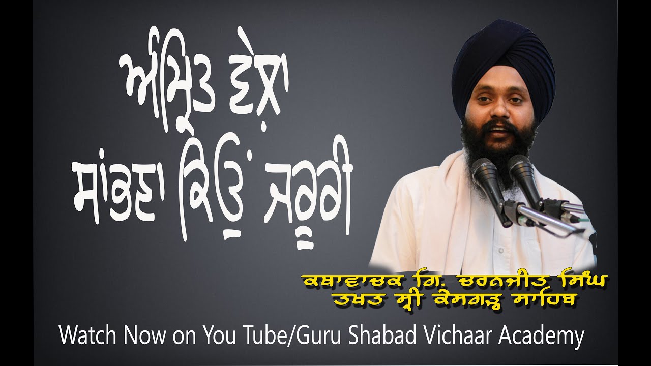 Katha Giani Charanjeet Singh Kathawachak Thakat Sri Kesgarh Sahib Sri Anandpur Sahib