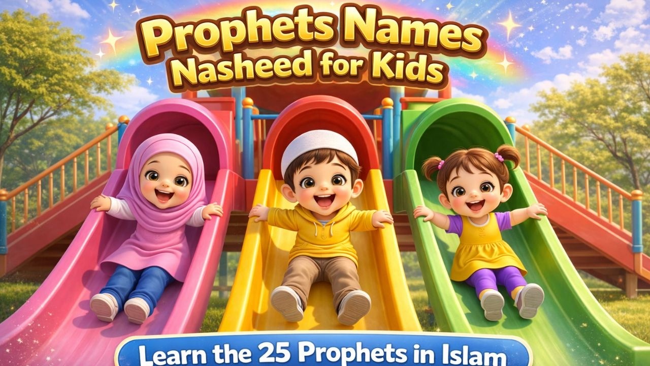 Prophets Names Nasheed for Kids | Learn All Prophets in Arabic | Islamic Kids Song