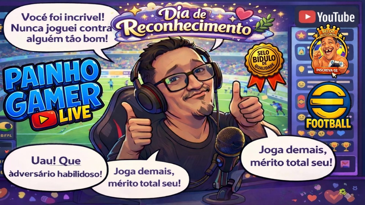 Efootball 2026 AO VIVO/ VAMOS DE JOGATINA NESSA TARDEZINHA MARAVILHOSA