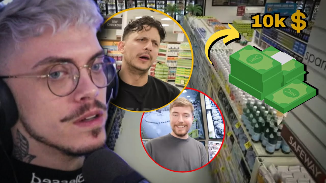 ELE ganha 10k a cada DIA que SOBREVIVER no SUPERMERCADO