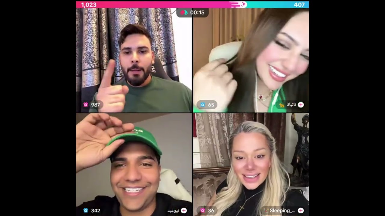 محمود المكسيكي كيست روباعي مع تاتيانا و تيوعبد دردشة عن رجل و نساء