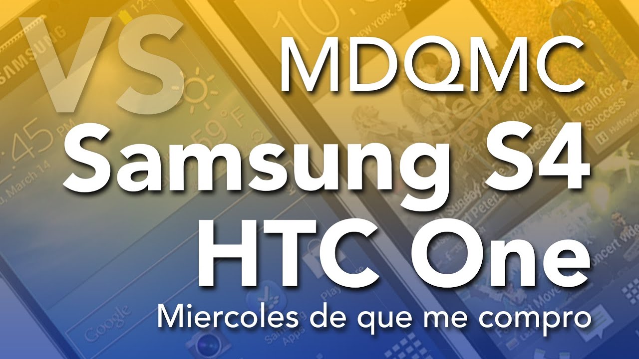 MDQMC | Samsung S4 vs HTC ONE .... #MrAmigoTec