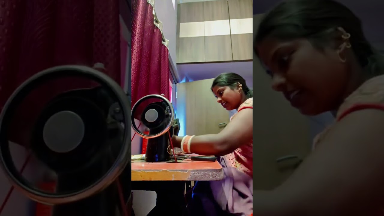 आज बहुत दिन के बाद सिलाई करते हुए। #newpost2026 #video #newsong #viral #beautiful 