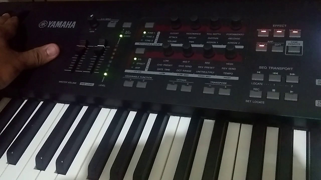 Piano e Pads Volume Independente ( moxf )
