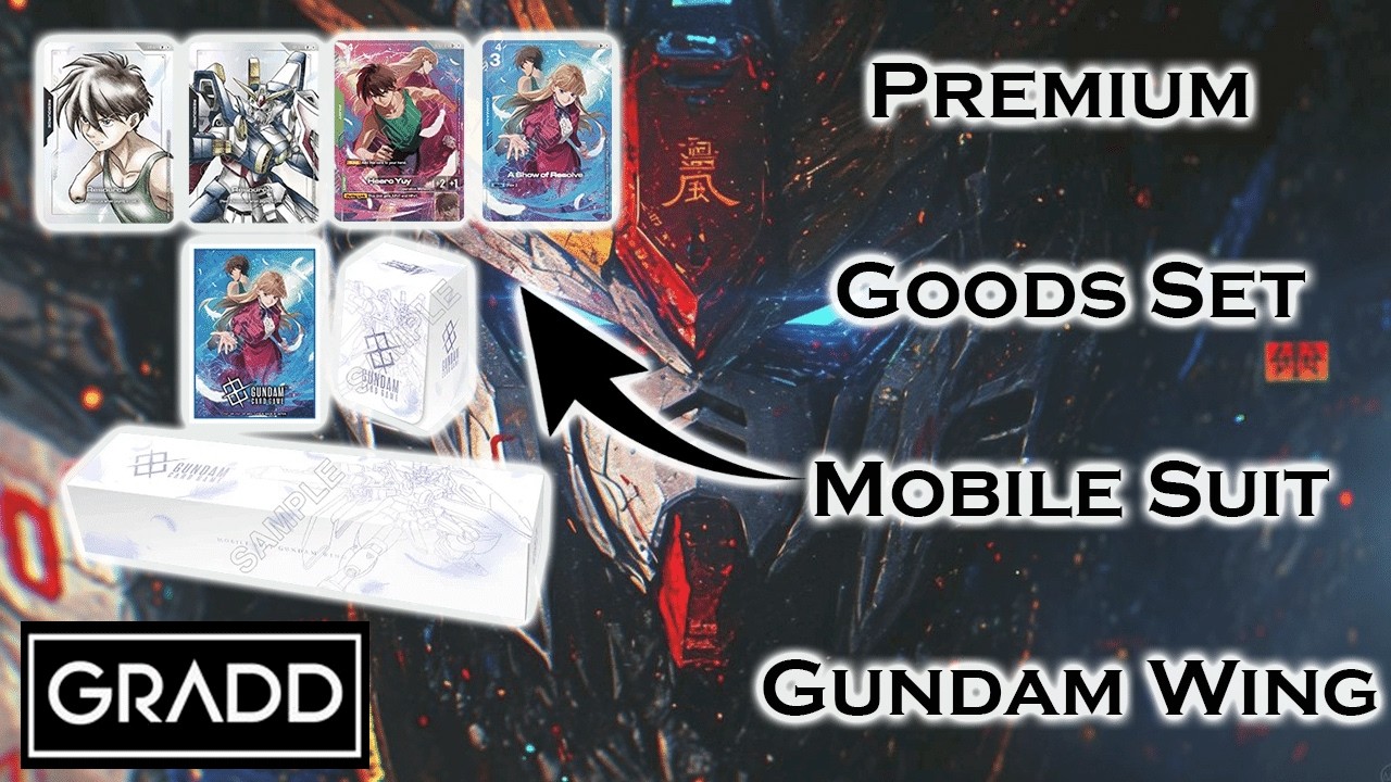 ANIVERSÁRIO DE 30 ANOS DE GUNDAM WING - PREMIUM GOODS SET  Mobile Suit Gundam Wing  PB01 - GRADD