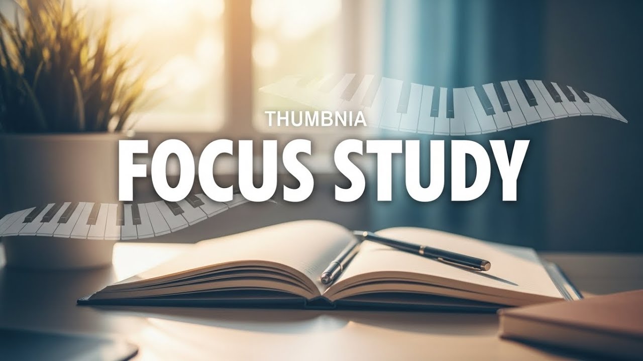 Deep Focus Study Sound – Clean Piano and Calm Atmosphere
