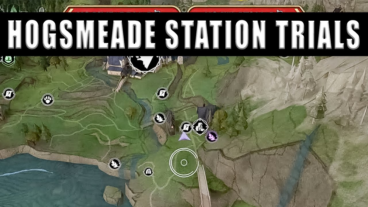 Hogwarts Legacy Hogsmeade Station Merlin Trial - Trials 1, 2 and 3