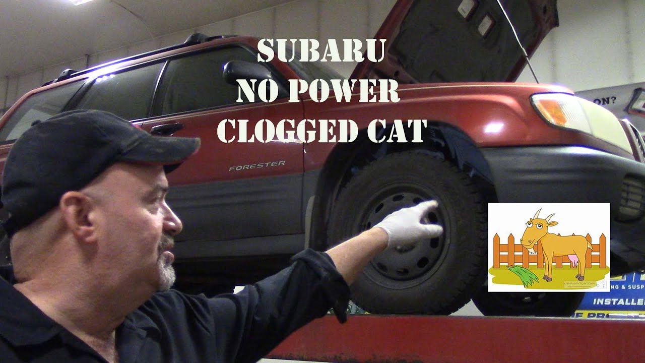 Subaru No Power — Диагностика засоренного каталитического нейтрализатора