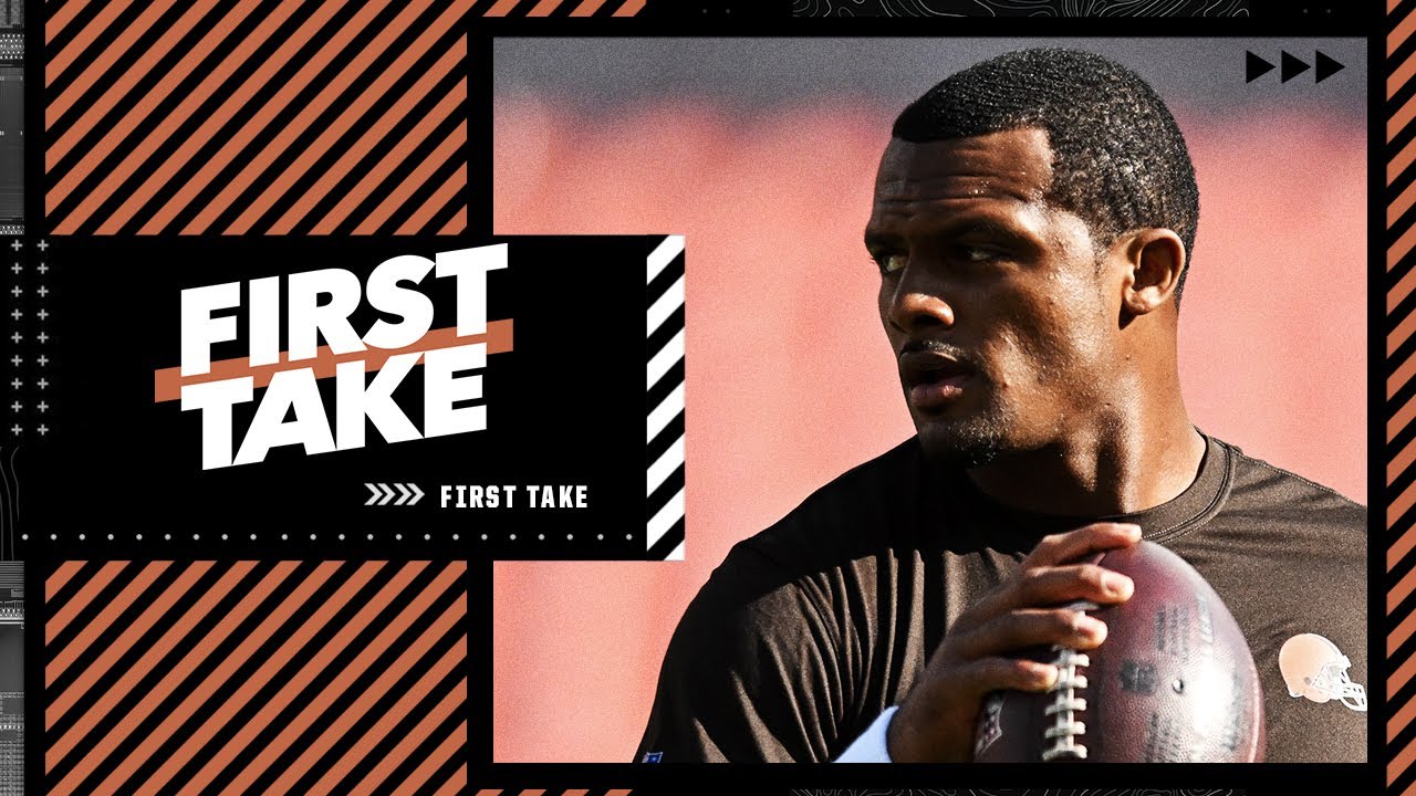 Discussing Deshaun Watson deflecting non-football questions | First Take