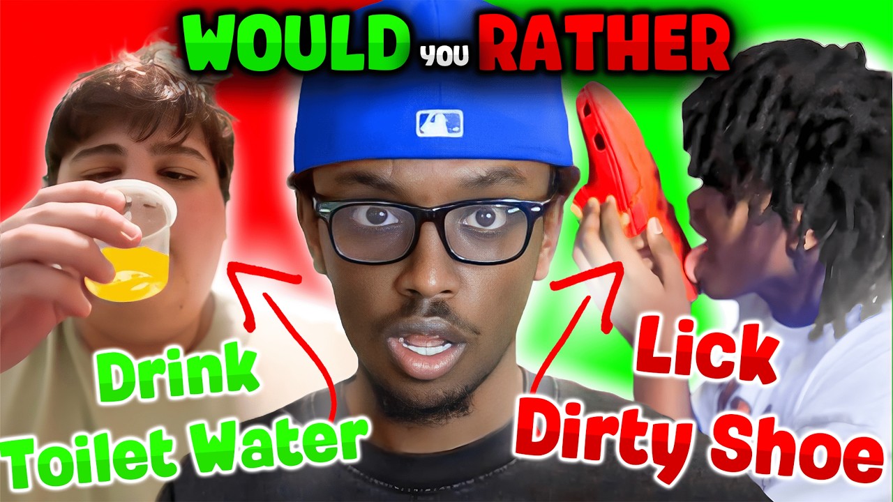 would you rather, but you do it IRL..