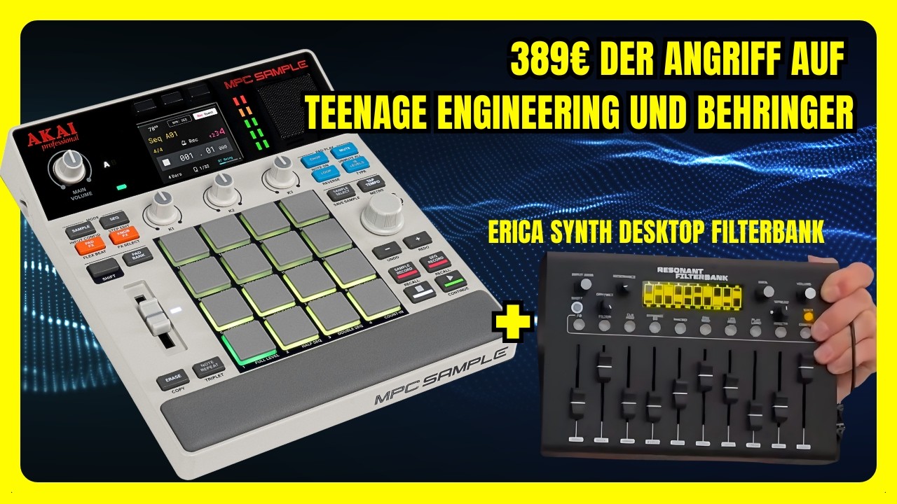 Akai MPC SAMPLE - noch nie war Beats bauen so g&uuml;nstig! + Freeware Juno, Ensoniq und Erica Filterbank