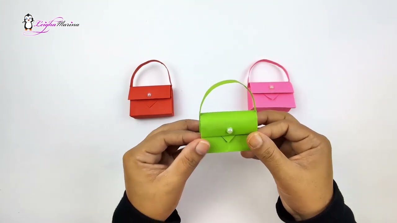Mini Handbag Origami - Leigha Marina Arts & Crafts
