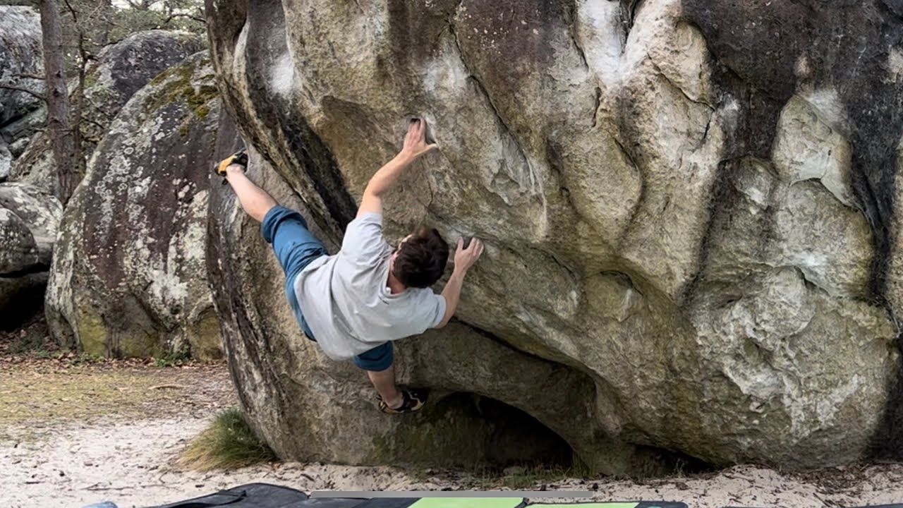 La Coccinelle 7c+, Fontainebleau