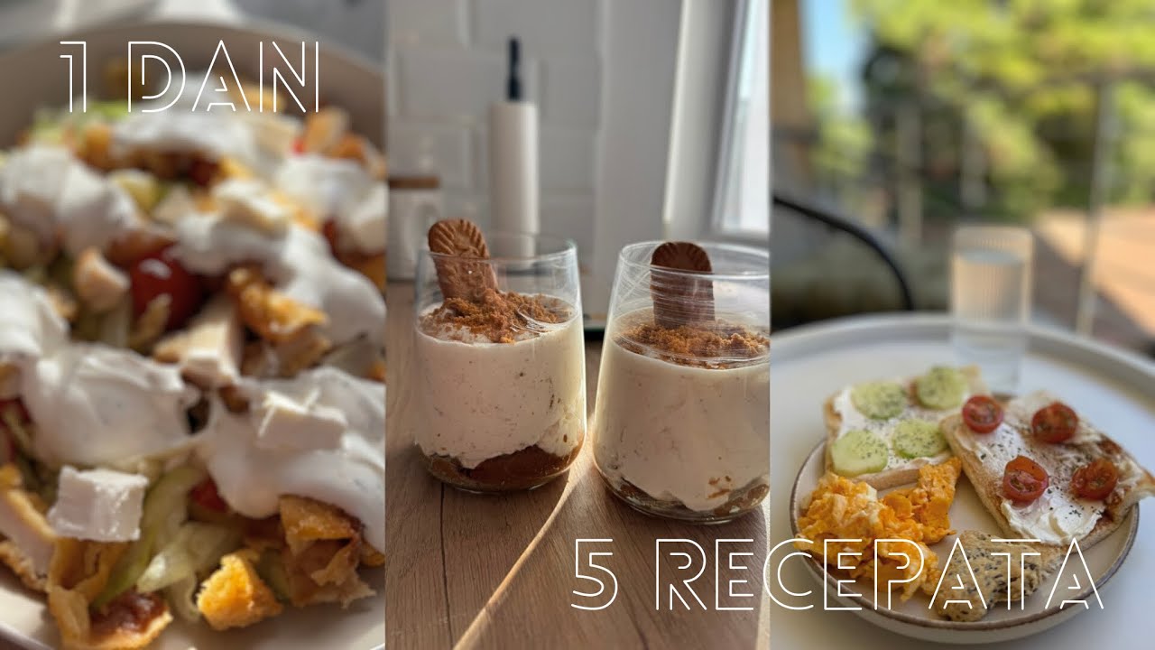 Jedan dan, pet recepata| spontani cooking vlog