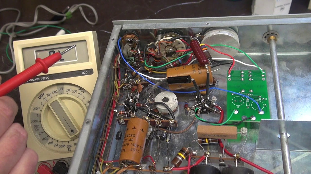 How to Install PTT Push to Talk Heathkit DX-60 Transmitter with monologue Switch