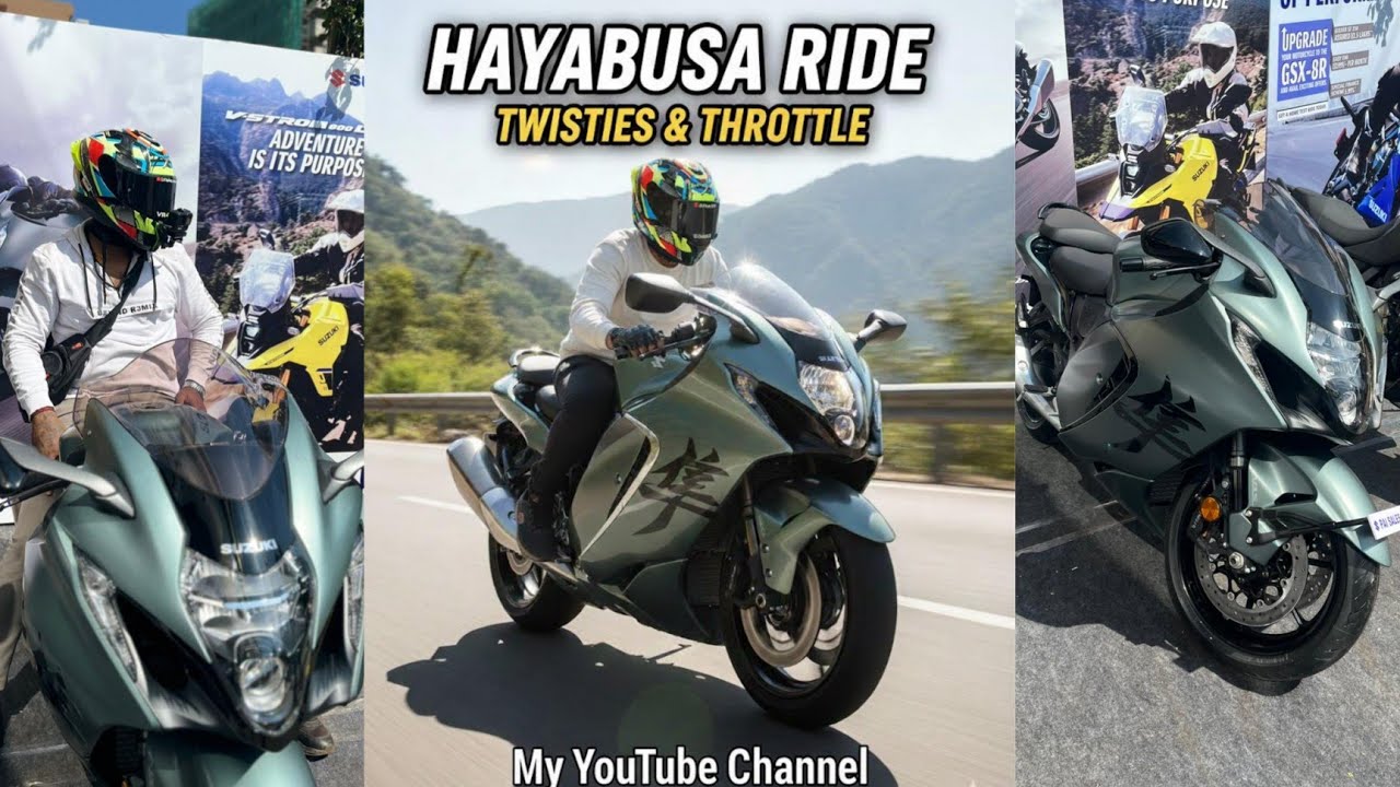Hayabusa Ride  😇 Pai Sales Chilimbi Mangalore  First Super Bike Ride @paisalessuzuki5300 #superbike 