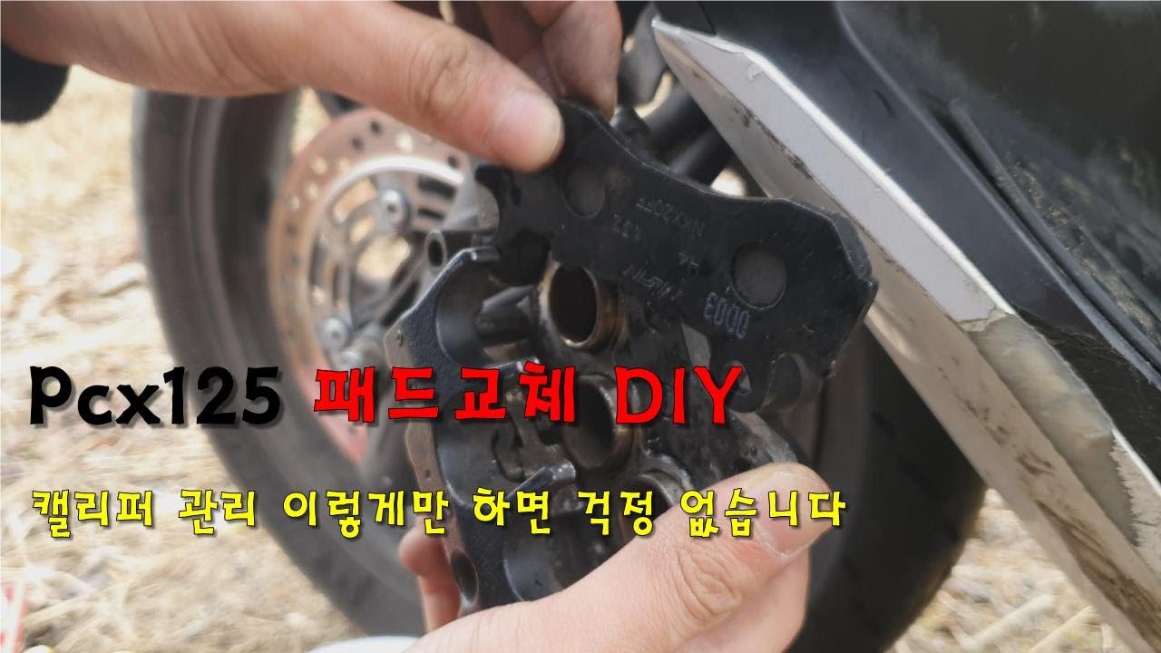 어렵지 않아요 브레이크 패드 교체/캘리퍼 관리 자가정비/Pcx125 Brakepad