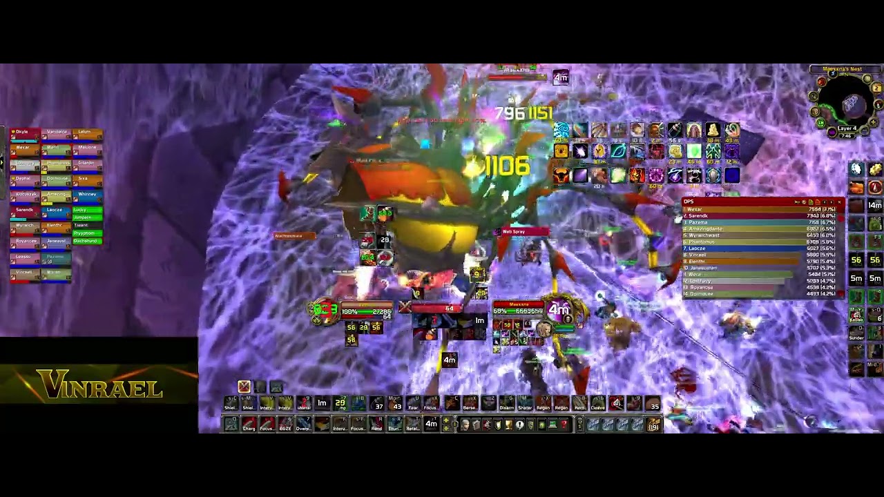 Kebab Arms Warrior Wotlk Classic  | Naxx 25 - Maexxna 96 parse (My fourth id)