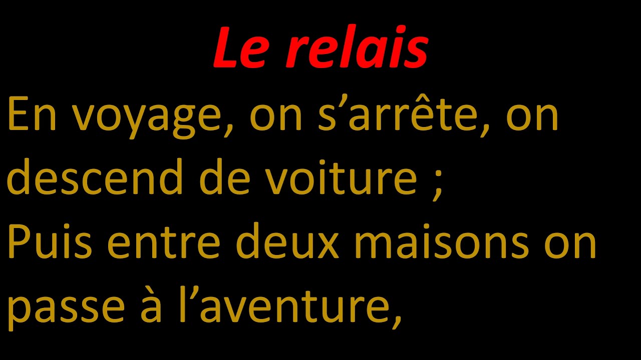 Le relais