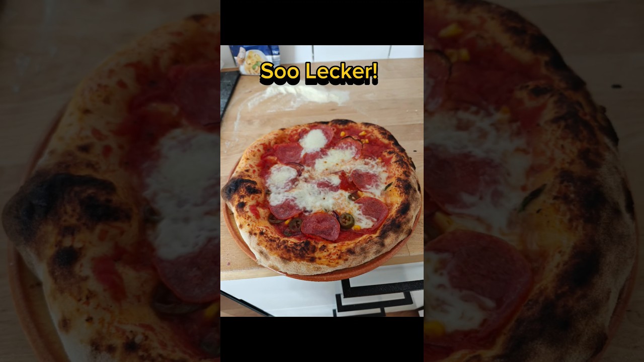 1. Mal backen im Unold Luigi mit meinem 24h Teig #pizza #pizzalover