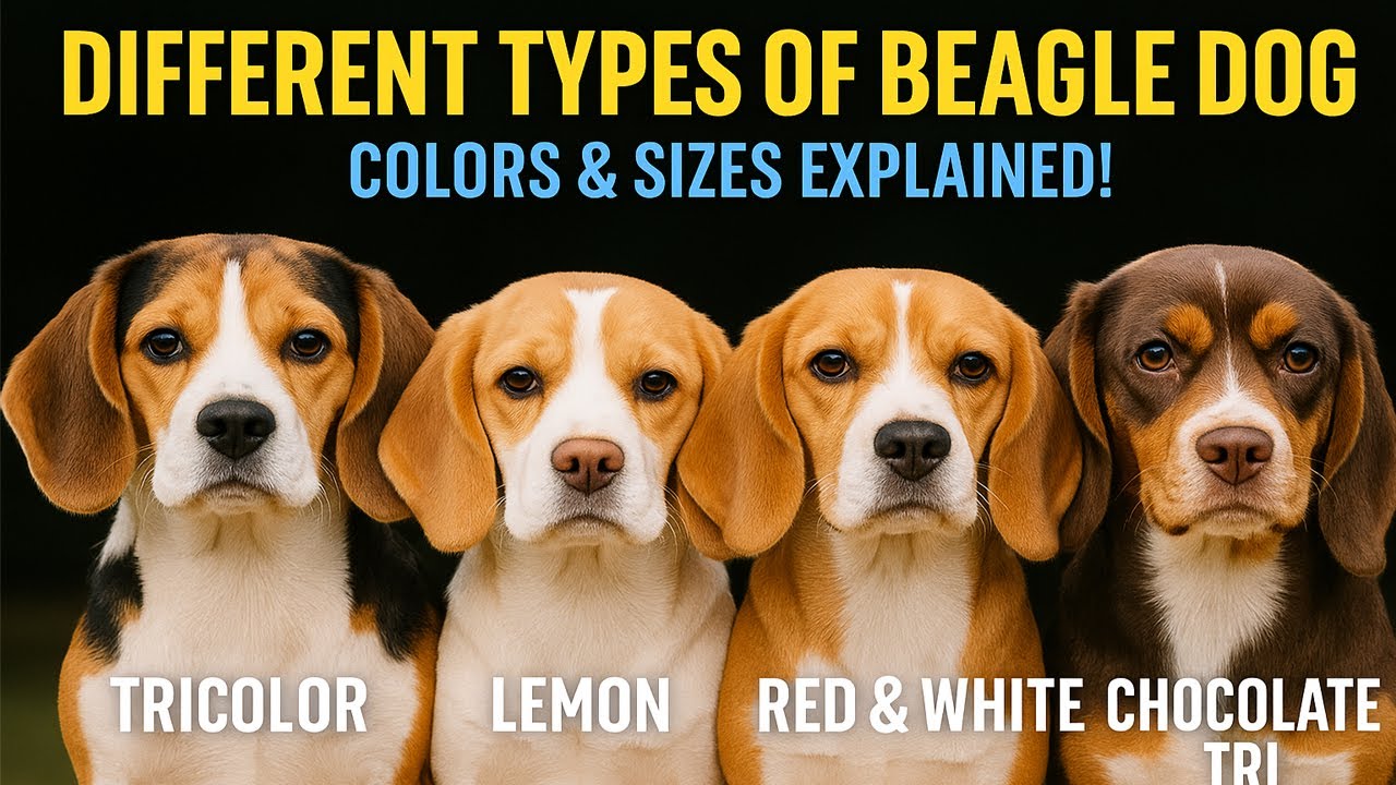 Different Types of Beagle Dogs 🐶 | Sizes, Colors & Varieties Explained!