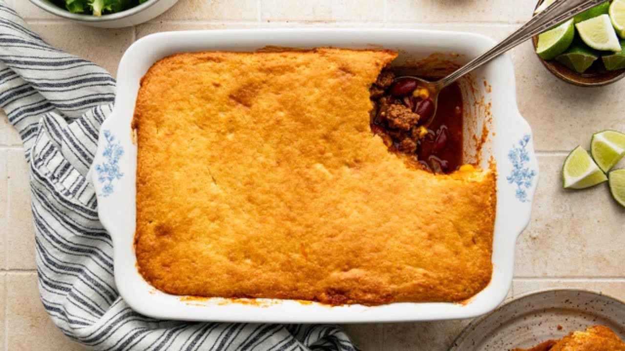 Chili Cornbread Casserole