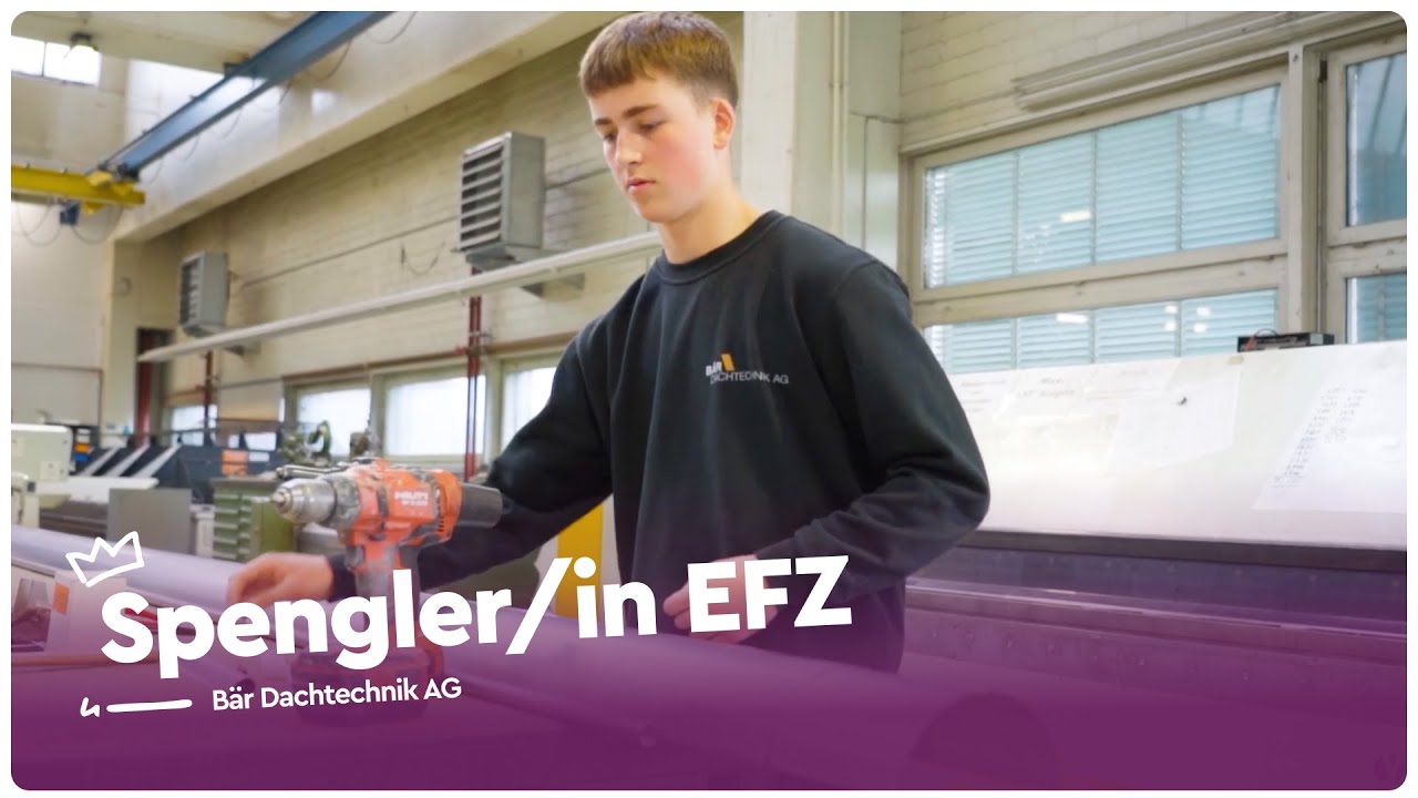 Geh' hoch hinaus als Spengler/in EFZ - B&auml;r Dachtechnik AG | Lehrstellenvideo | Yousty