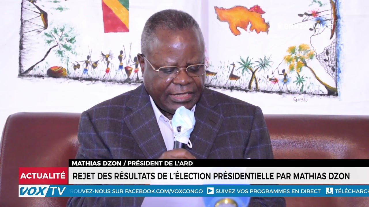 Rejet des résultats de l'élection présidentielle par Mathias Dzon