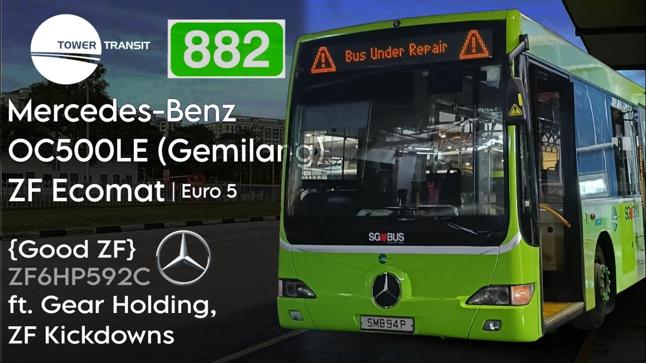 {Good ZF} Tower Transit Mercedes Benz OC500LE ft. ZF KICKDOWNS (SMB94P 882)