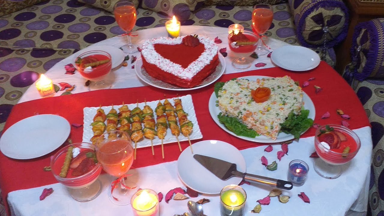 عشاء رومانسي مع زوجي وبناتي بطريقة سهلة وراقي وغير مكلف romantic table Romantic dinner
