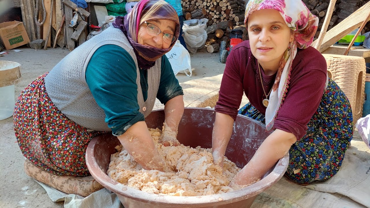 Tarhana nasıl yapılır köy tarhanası baştan sona #tarhana #tarhanaçorbası
