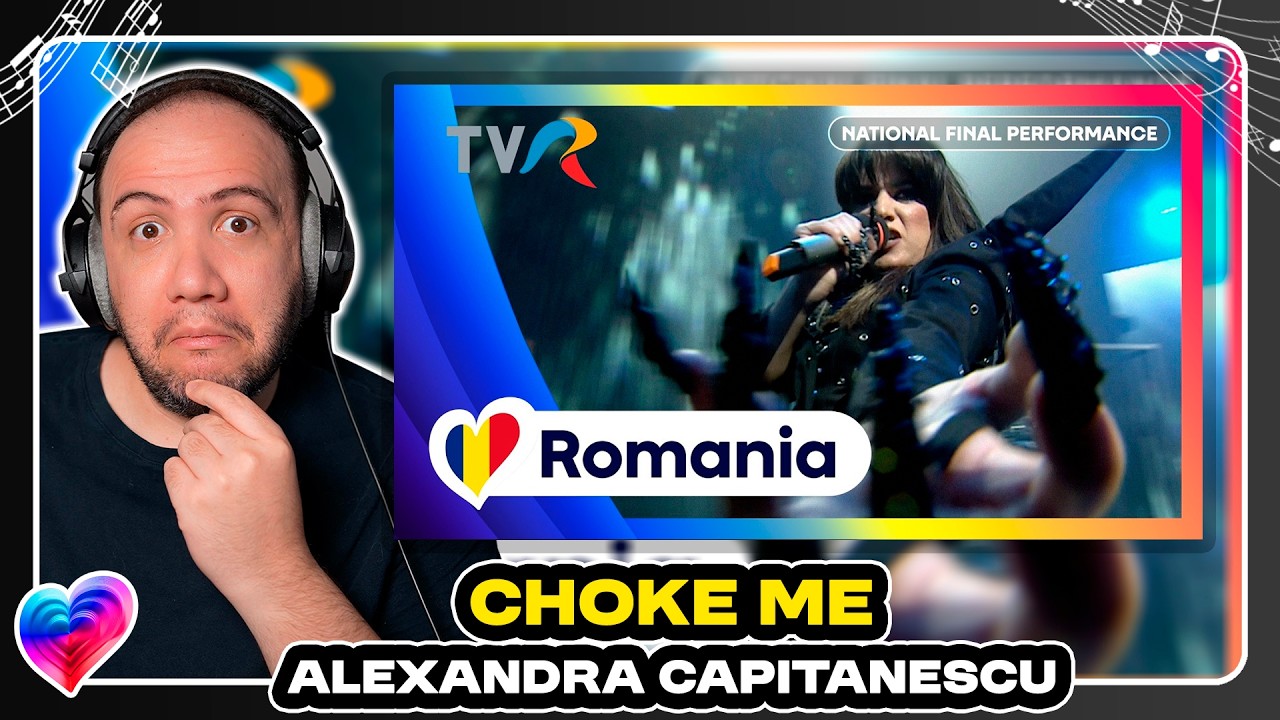 Alexandra Căpitănescu - Choke Me | Romania 🇷🇴 | Official Music Video | #Eurovision2026 | PAUL REACTS