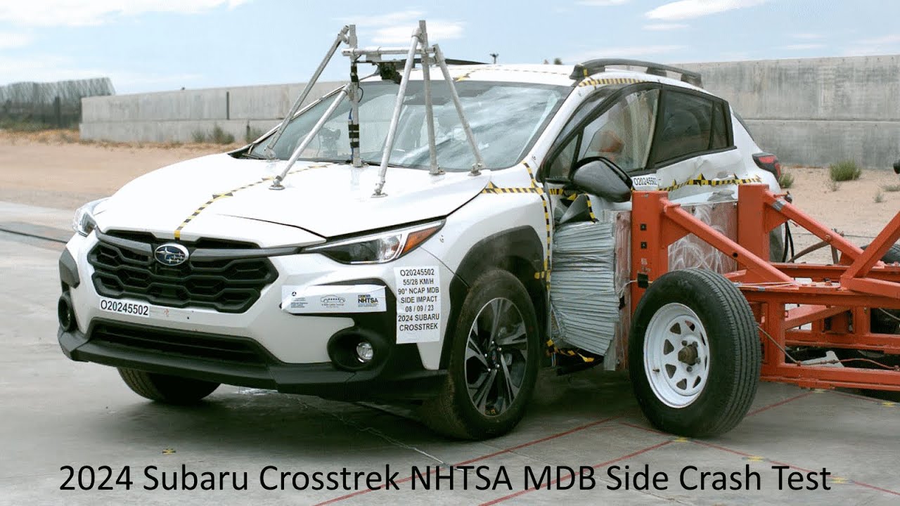 2024 Subaru Crosstrek NHTSA MDB Side Crash Test