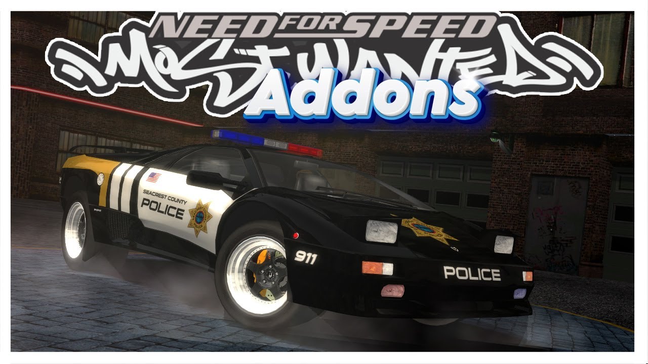 Lamborghini Diablo SV Pursuit Edition • Addons Cars Gameplay • NFS Most Wanted 2005 PC