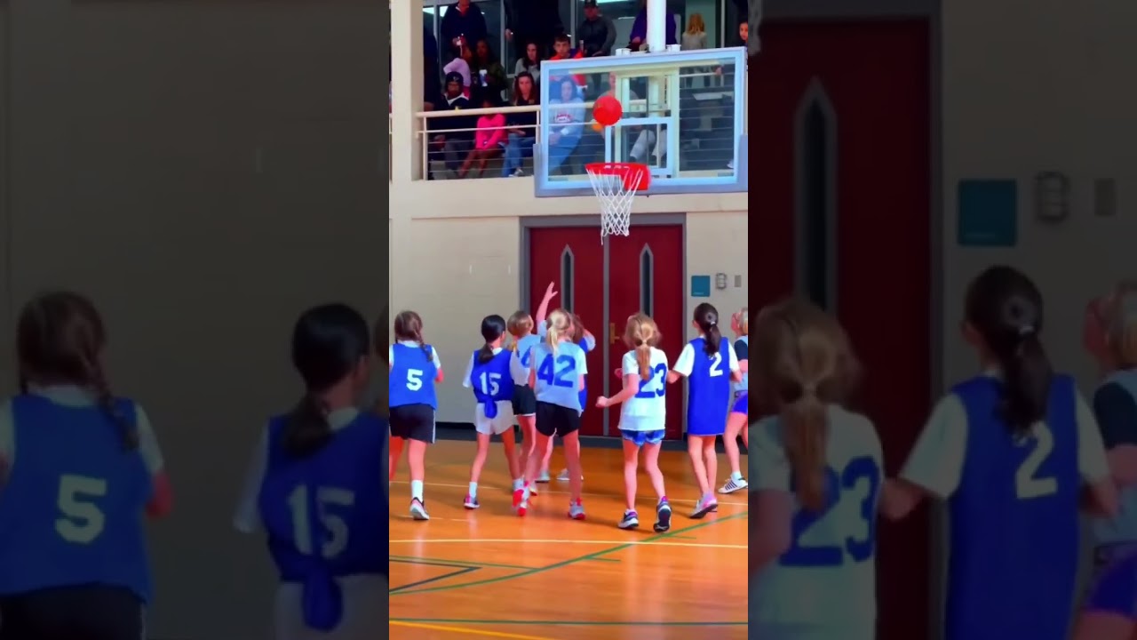 2nd grade girls playing hard! #youthbasketball #basketballtraining #girlsbasketball #fundamentals