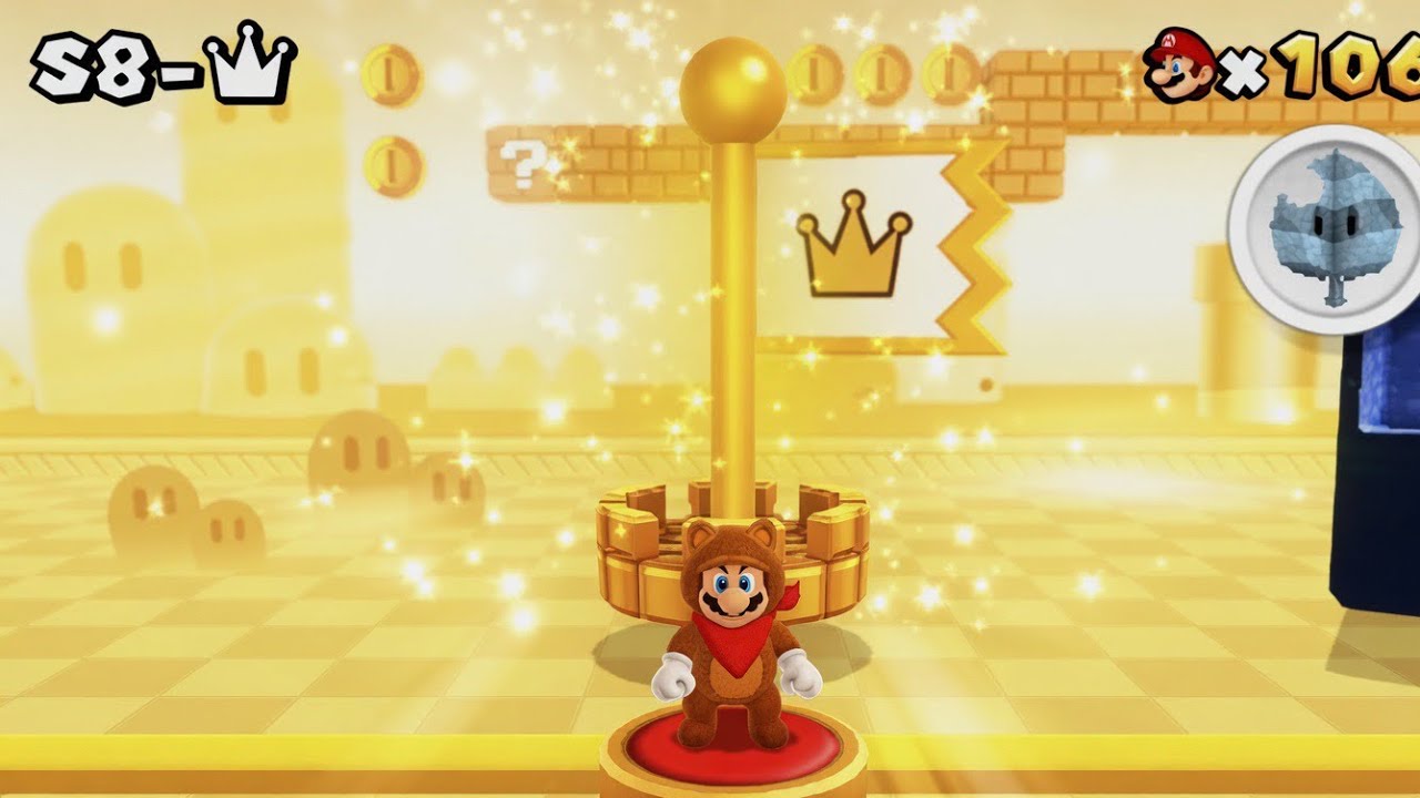 Super Mario 3D Land World S8-👑 スーパーマリオ3DランドワールドS8-👑
