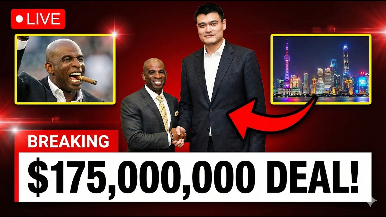 BIGGER THAN LEBRON. Shedeur Sanders Signs SECRET $175M China Deal! (Deion Reacts)