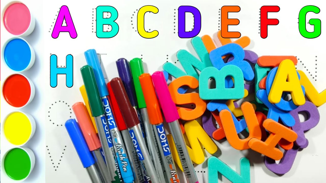 🤩 ABC For Kids | A to Z Alphabet Tracing & coloring 🌠 ABC Song | Kids Rhymes | ABC Phonics Sound