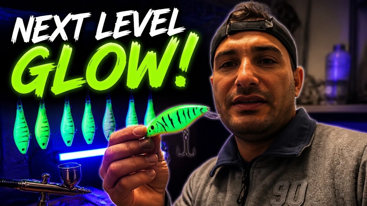 How to paint Glow in dark Crankbaits