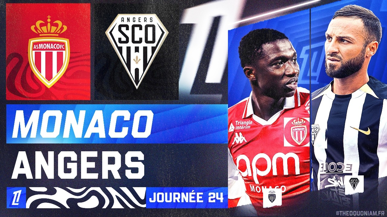 🔴 MONACO - ANGERS | 🔴⚪ L'ASM VEUT ENCHAINER POUR L'EUROPE FACE AU SCO ⚫⚪| LIGUE 1 - LIVE/DIRECT