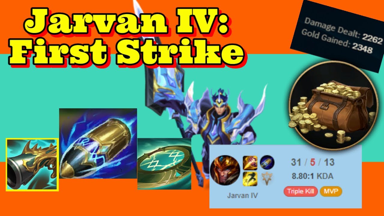 New Season 12 Rune: First Strike on Jarvan IV