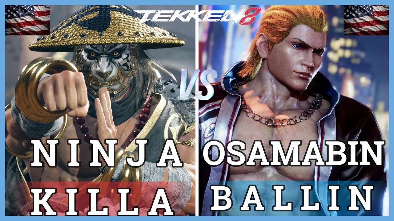 Tekken 8 | Ninjakilla (Heihachi) vs OsamaBinBallin (Steve Fox) | Player Matches