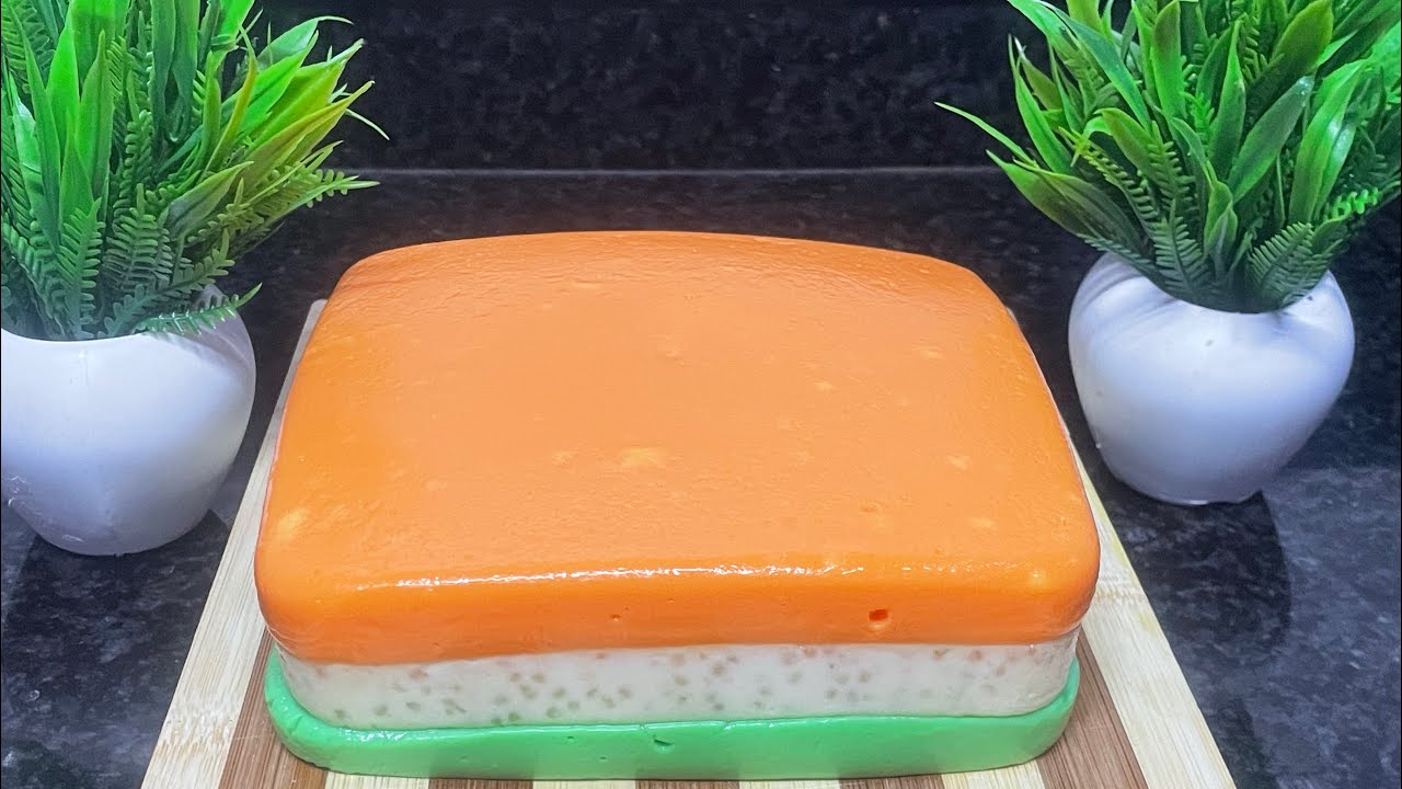 Republic Day special. Tapioca custard pudding 