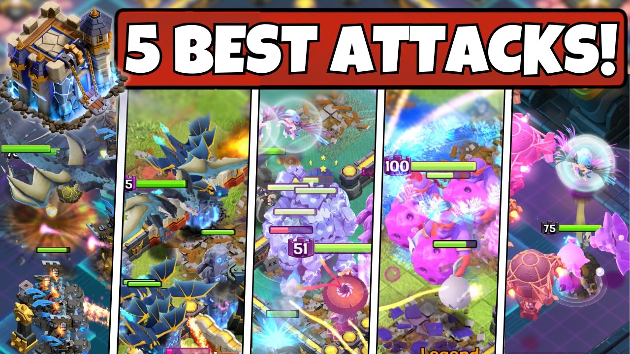 5 ЛУЧШИХ стратегий атаки для ДОМИНИРОВАНИЯ на 18-м уровне ратуши!