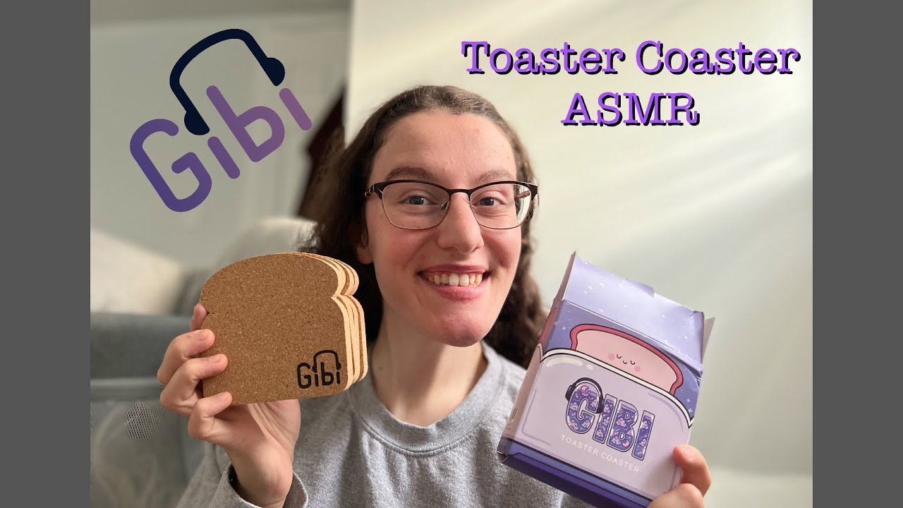 ASMR| @GibiASMR Toaster Coaster Tapping🍞 (Rambled Whispering)