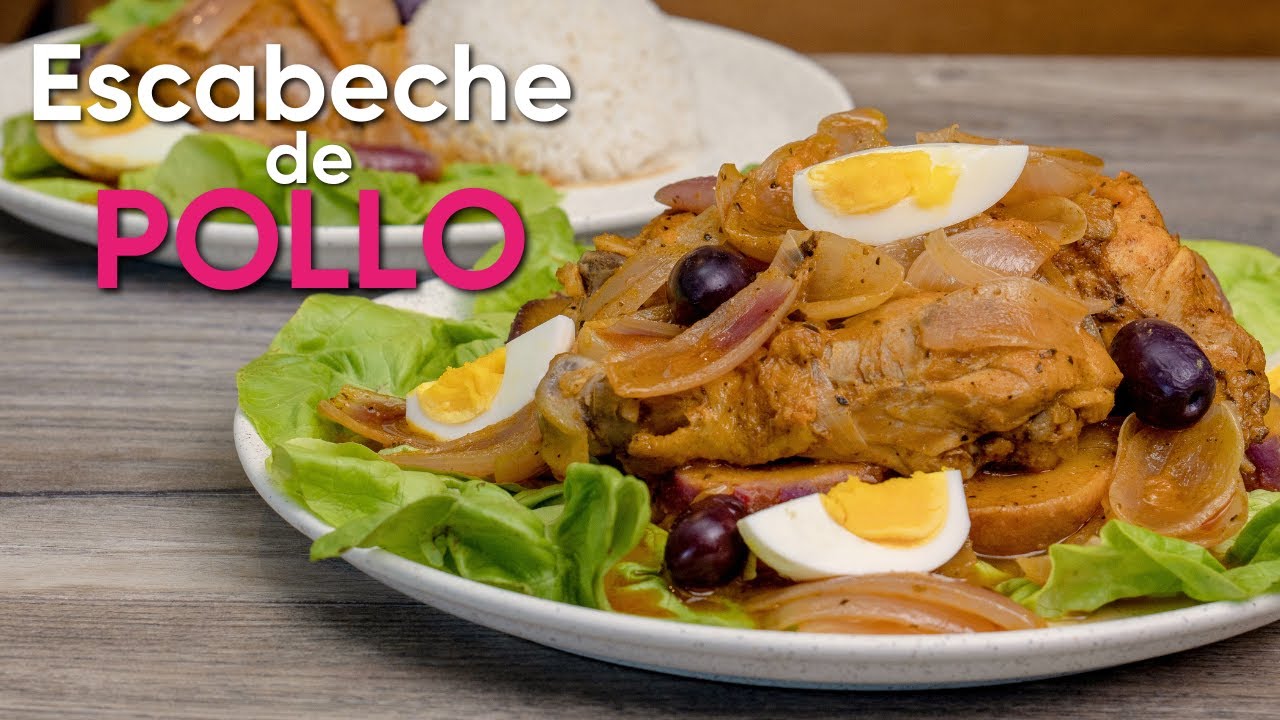 ESCABECHES DE POLLO PERUANO 🇵🇪 Receta Criolla FÁCIL y Deliciosa | Sonqu