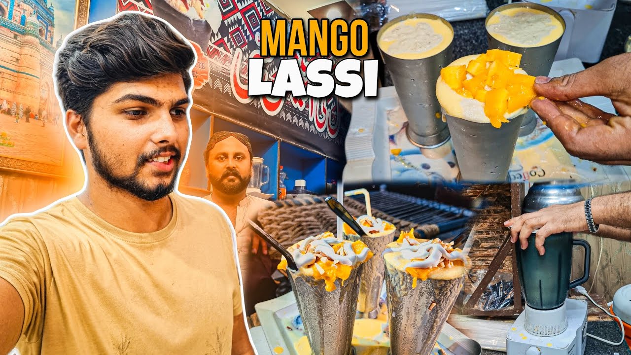 Best summer drink in Multan|Mango Lassi| ft. Mughal lassi