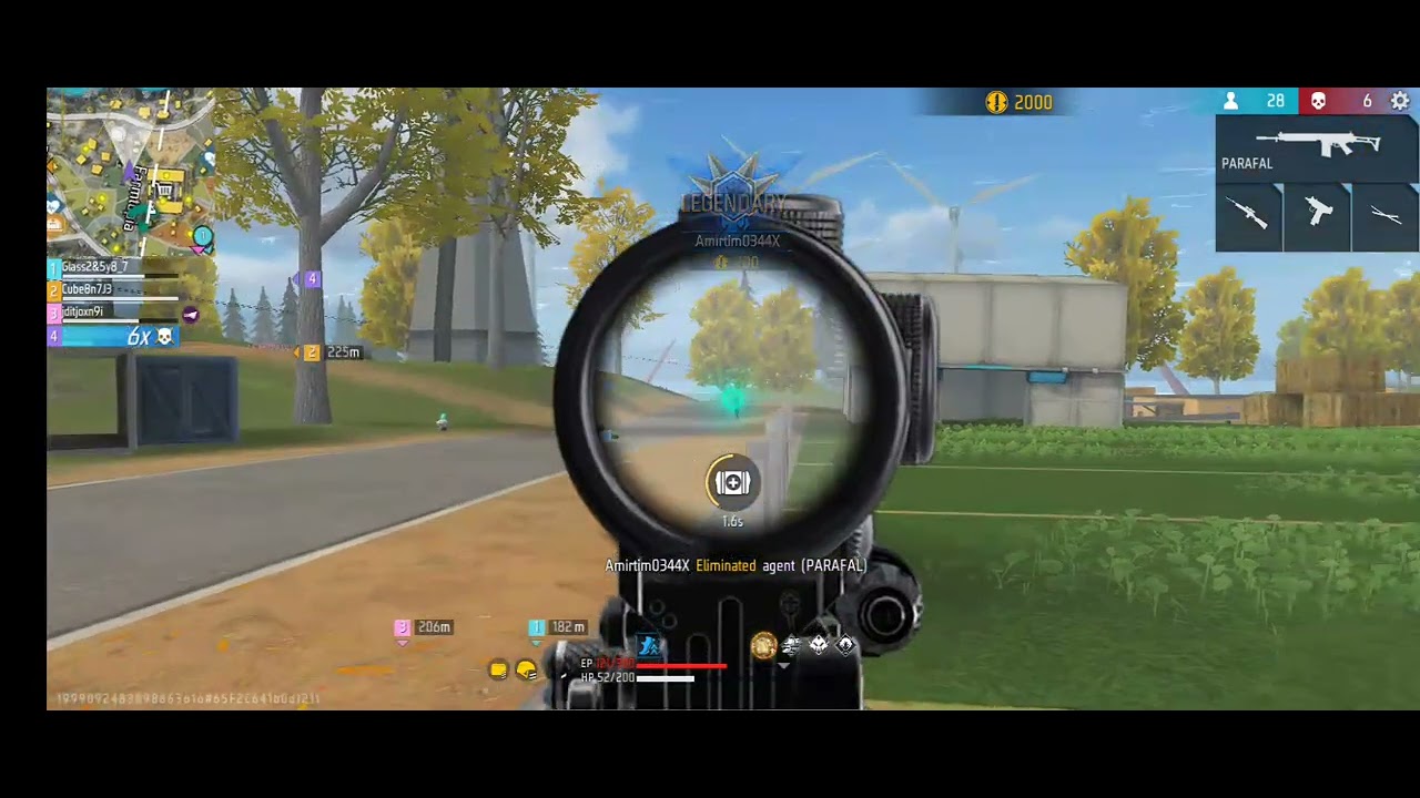 Free Fire Gameplay 2 - Battle royale  cockiness flu I contracted it by getting most kills